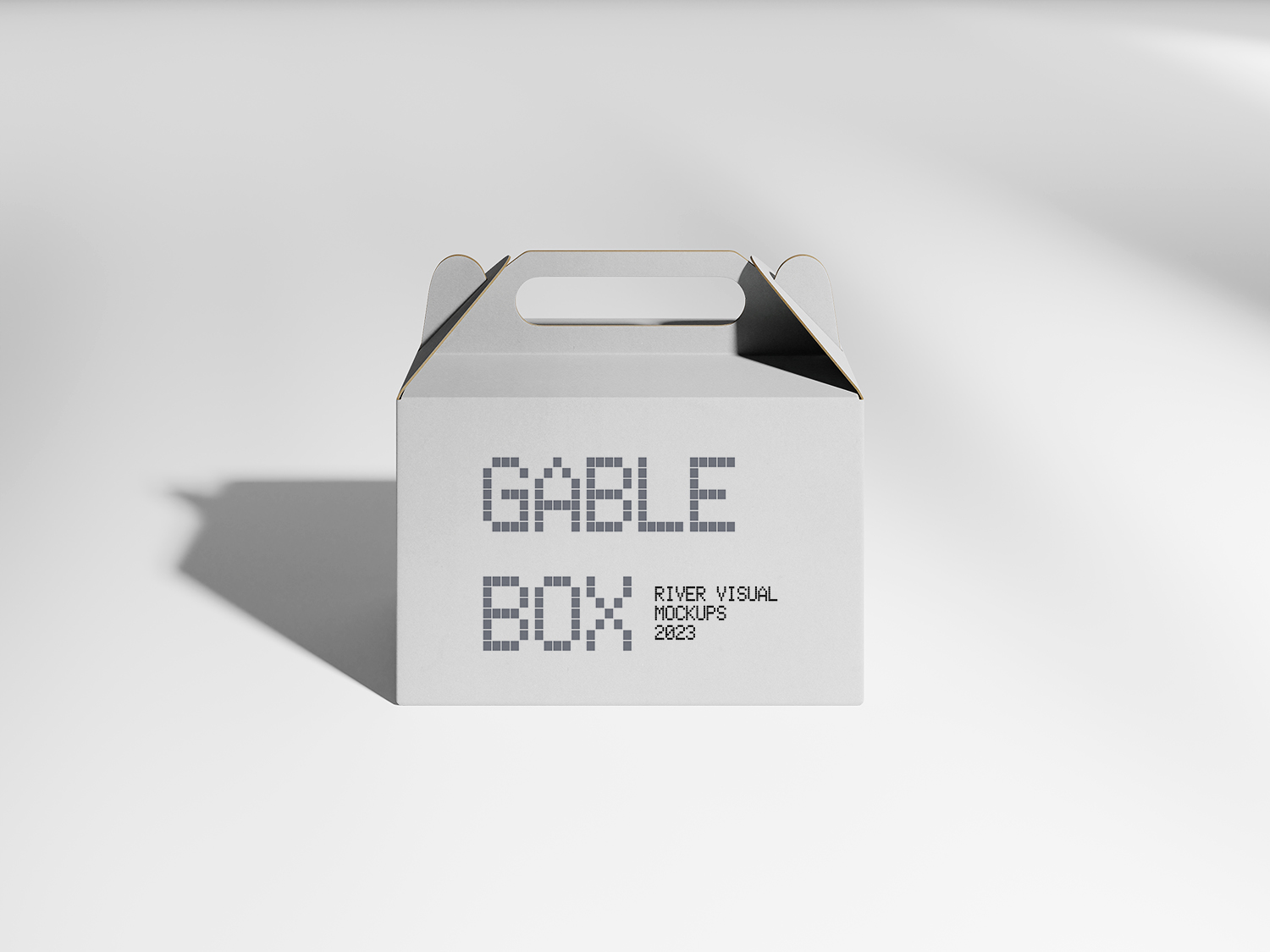 Gable Box Free Mockup 01 - Free Mockup World