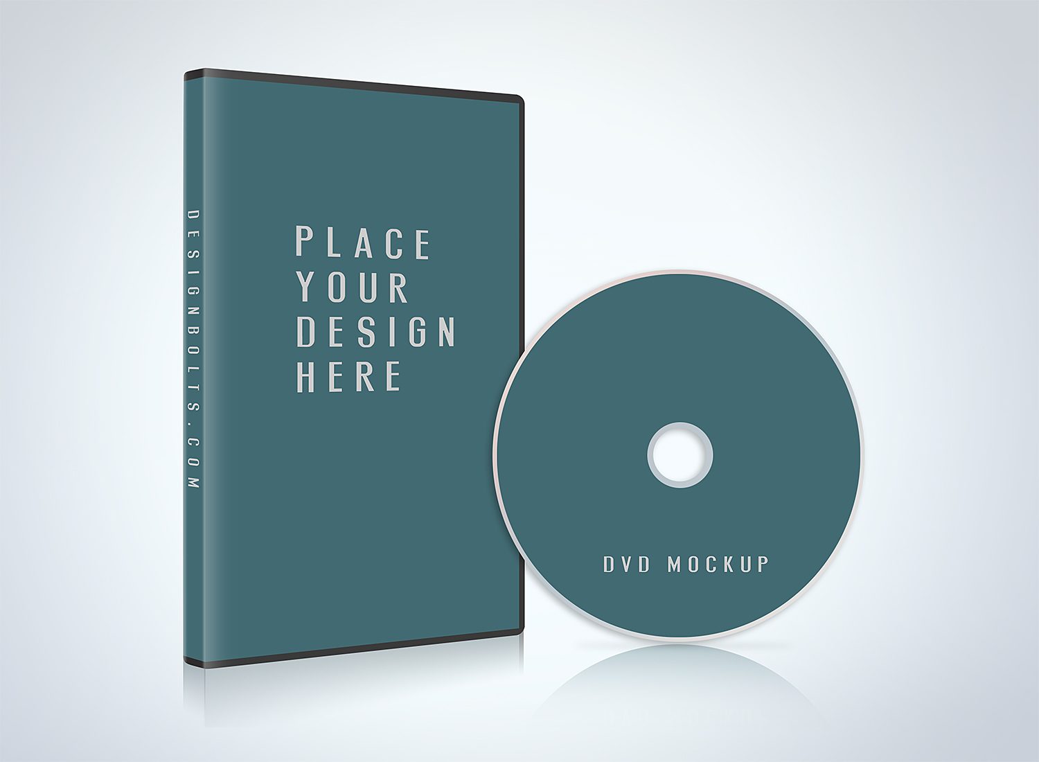 dvd cover size psd