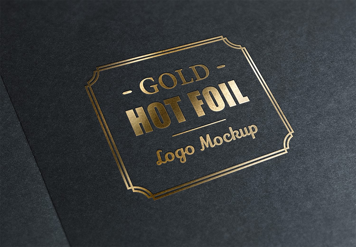 Download Gold Stamping Logo Psd Mockup Best Free Mockups PSD Mockup Templates