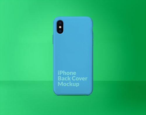 Download iPhone X Silicone Case Back Cover - Best Free Mockups