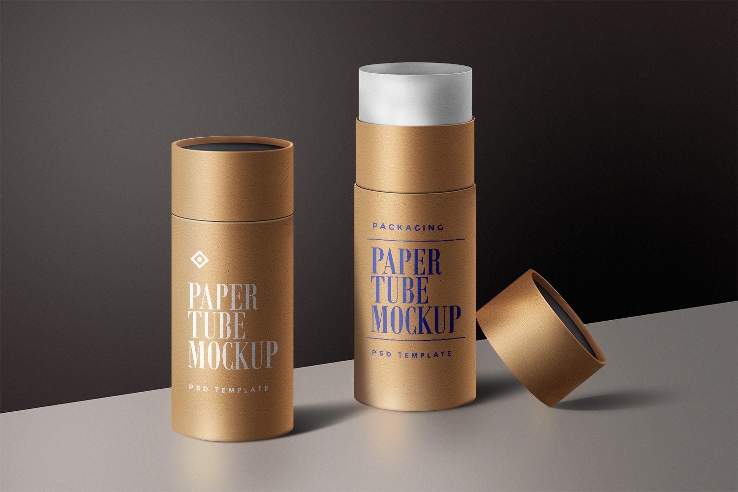 Download Paper Tube Packaging Mockup Template Best Free Mockups PSD Mockup Templates