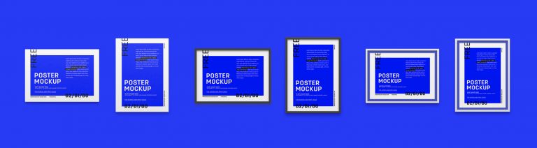 Download Art-Gallery-Wall-Canvas-Poster-Mockup-04 - Best Free Mockups
