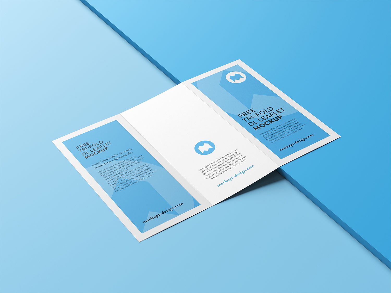 Download Free Tri-Fold Leaflet Mockup - Best Free Mockups