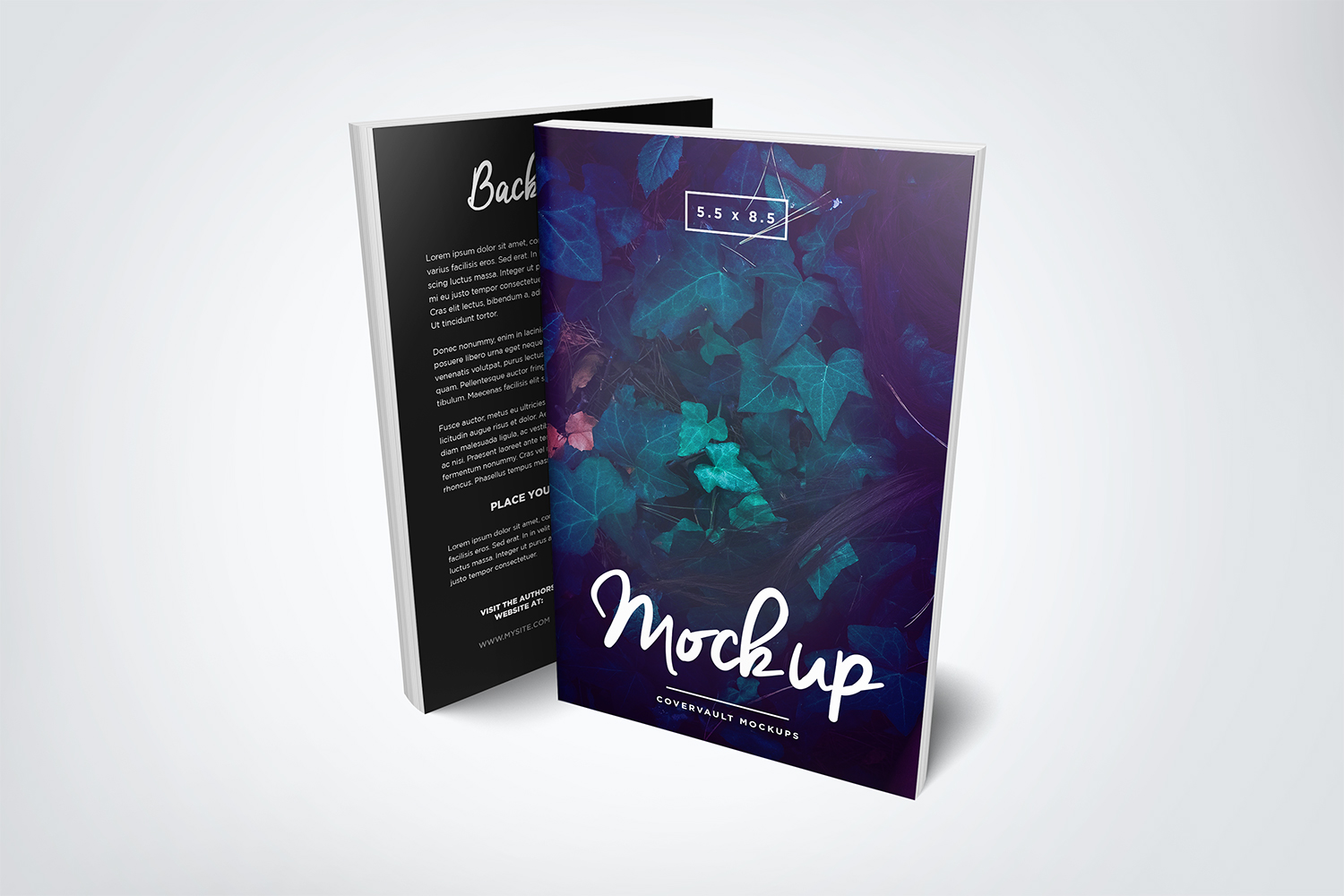 Front-Back-Paperback-Book-Mockup - Best Free Mockups