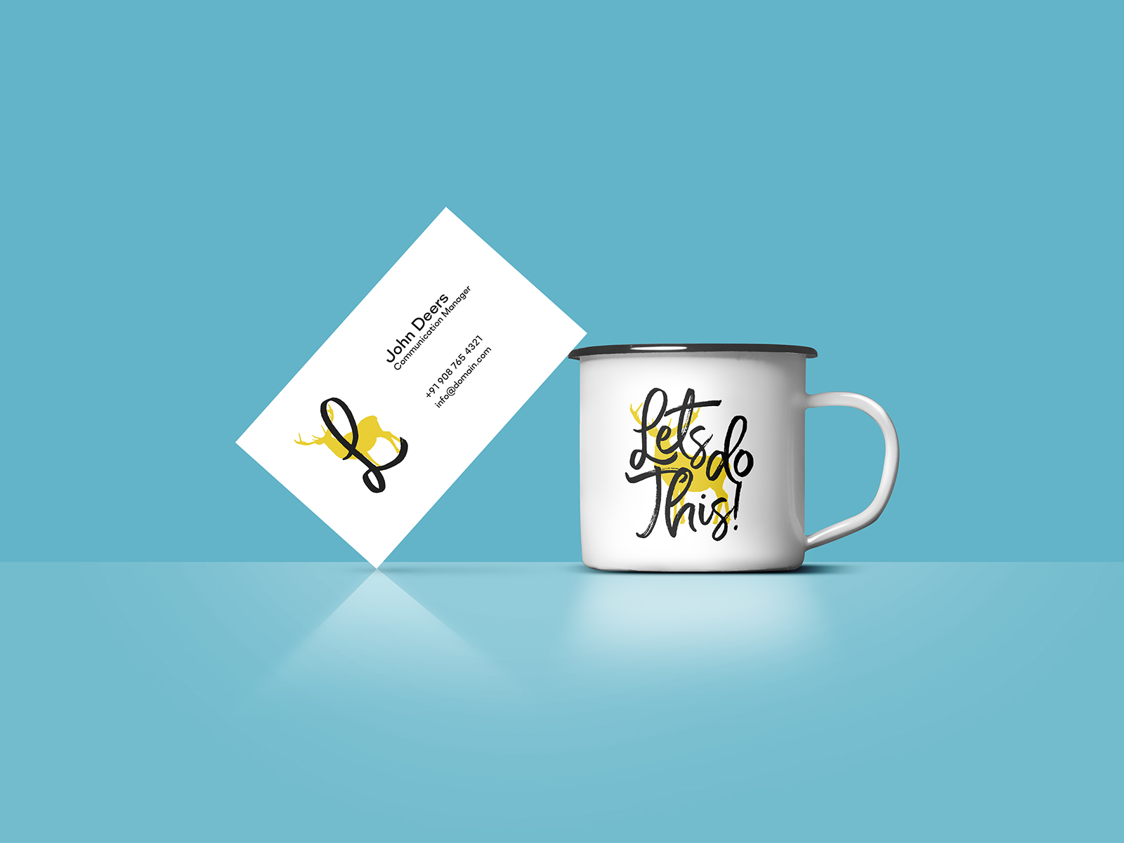 Download Free Business Card Coffee Cup Mockup Best Free Mockups