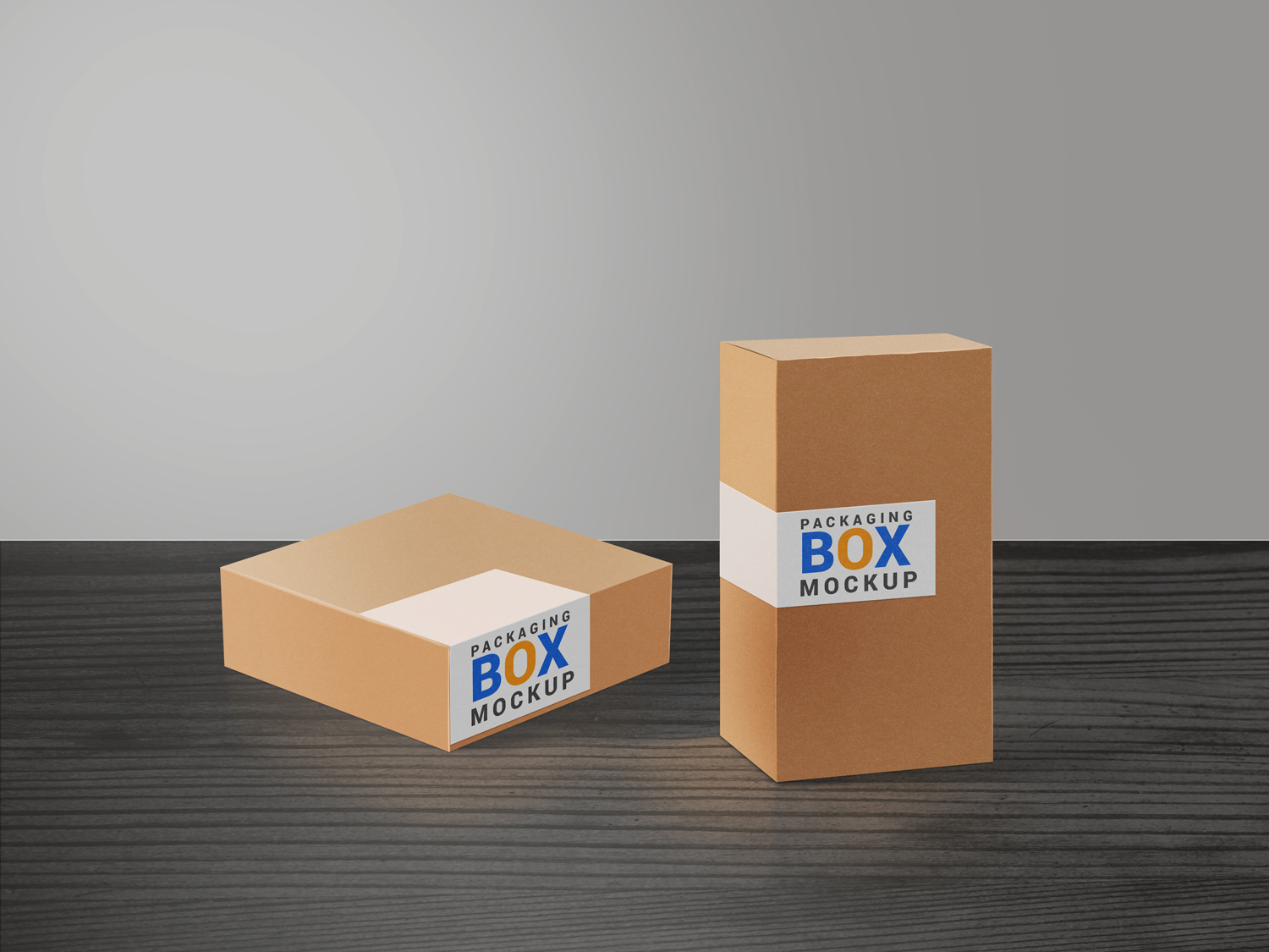 Free Carton Packaging Box Mockup (PSD)