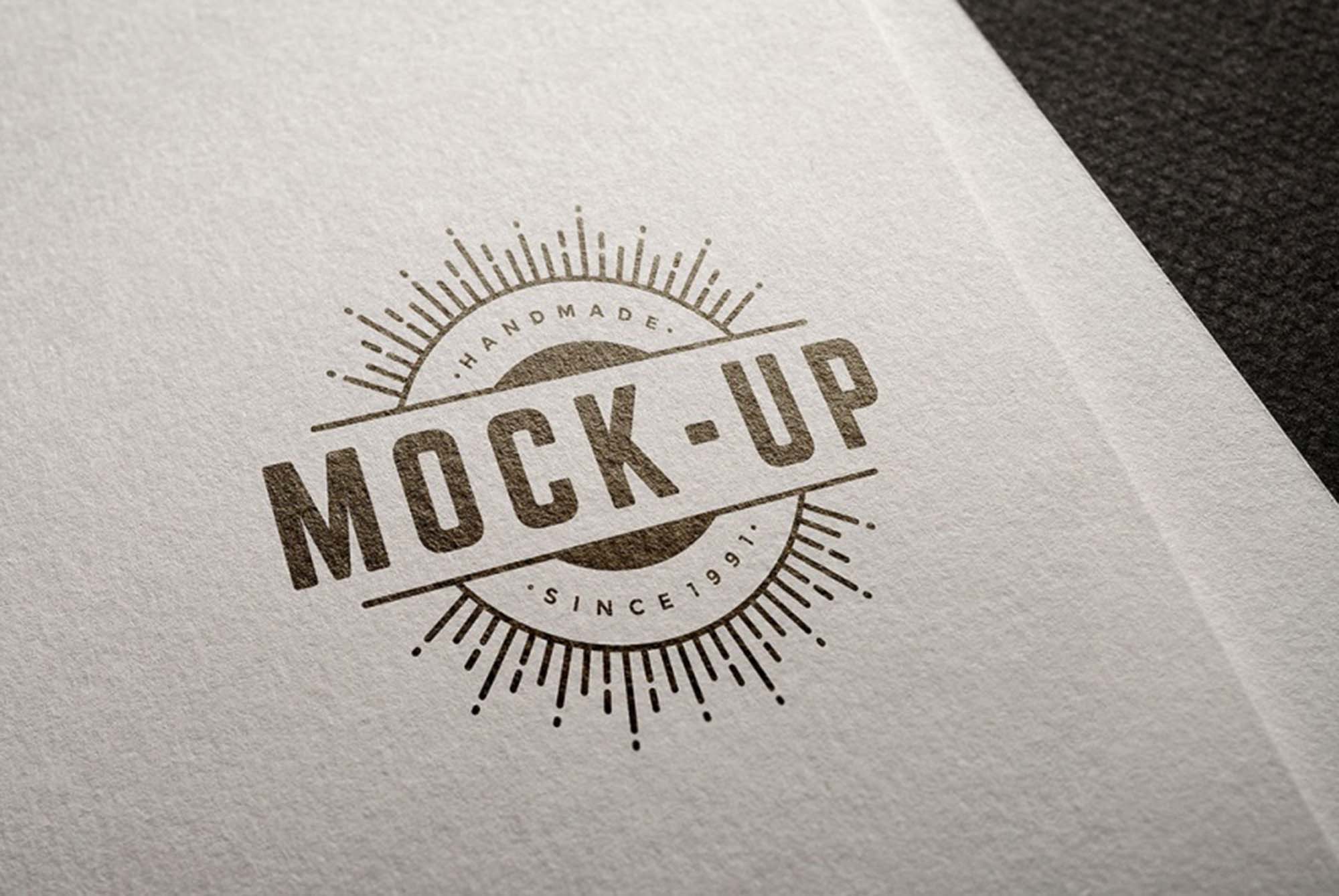 Fashion Logo PSD Mockup - Best Free Mockups