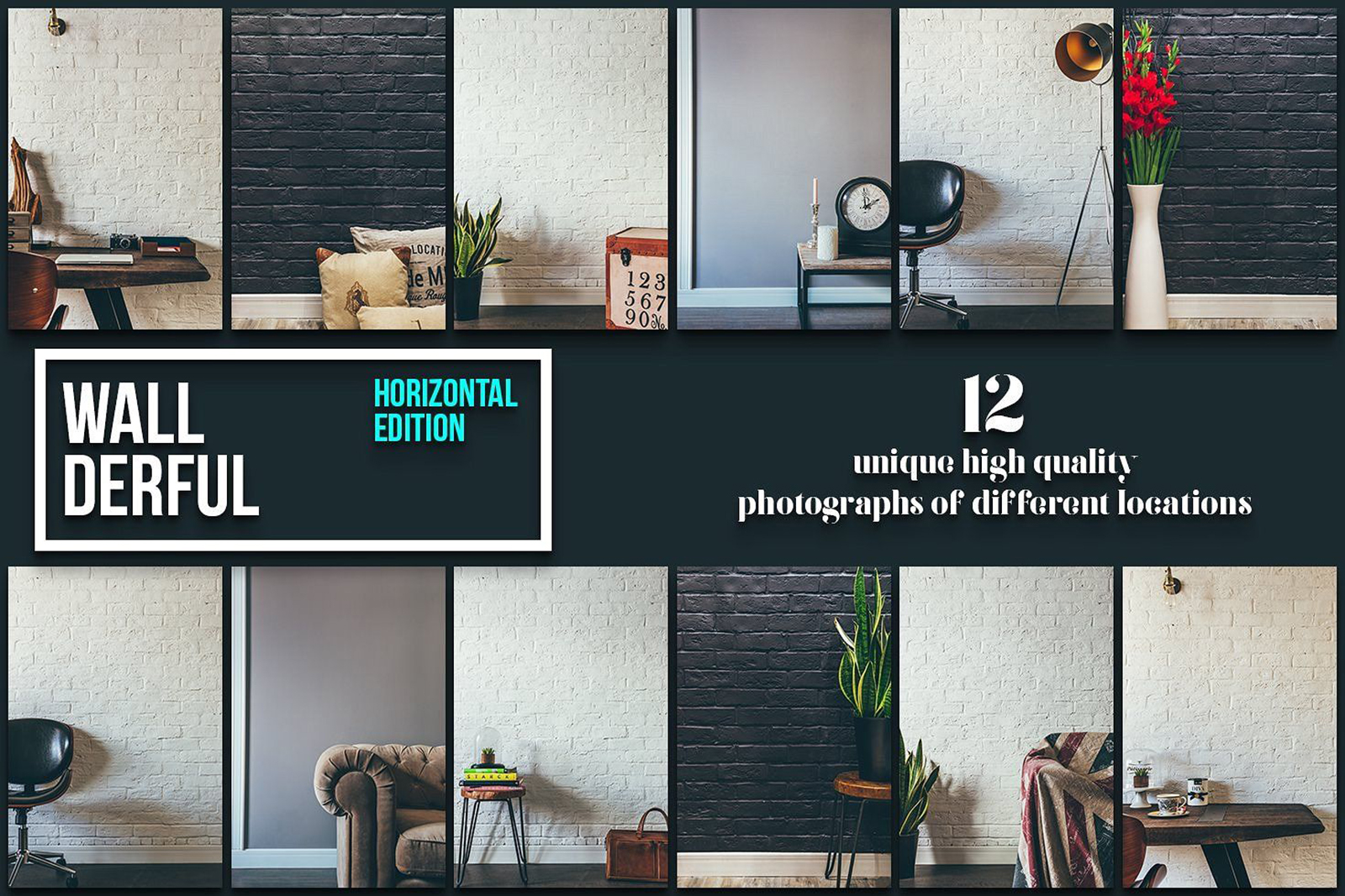 Wallderful Horizontal Frames 01 - Best Free Mockups