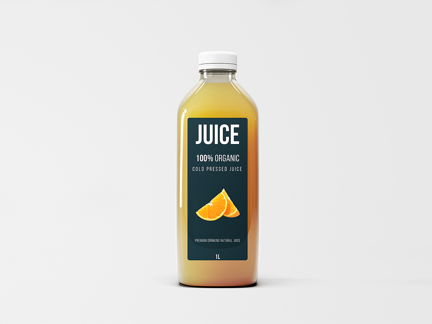 Download Free Big Glass Juice Bottle Mockup - Best Free Mockups