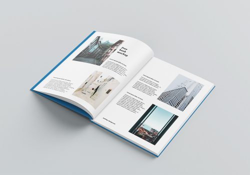 A4 Book Mockup PSD — Free Mockup World