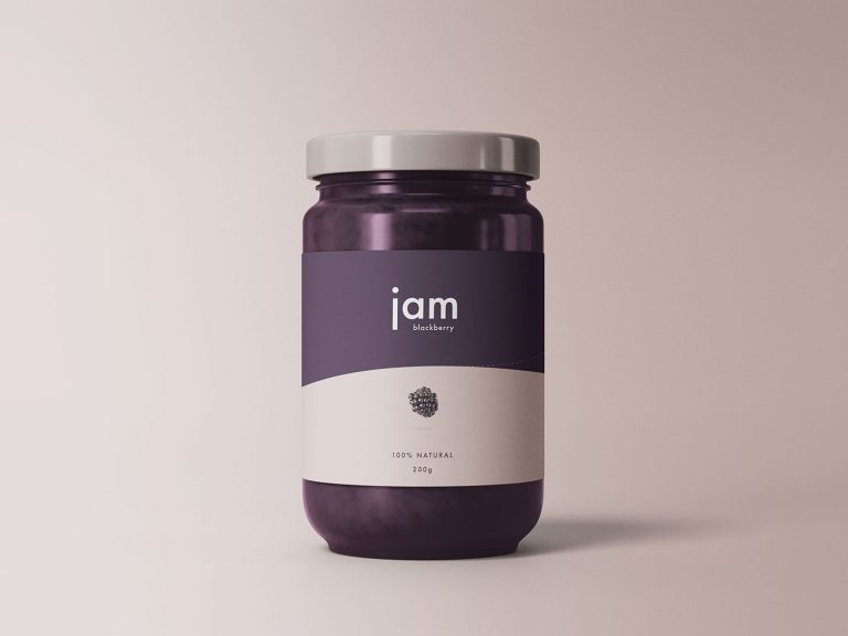 Download Jam Bottle Mockup PSD - Best Free Mockups