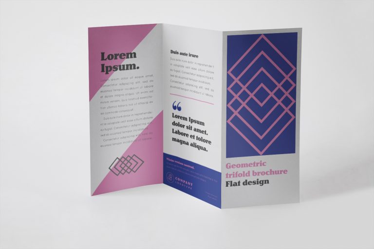 Leaflet Mockup — Free Mockup World