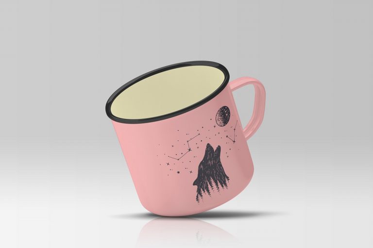 Download Free Enamel Mug Mockup - Best Free Mockups