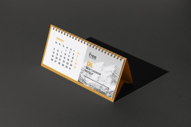 Download Desk Calendar Mockup - Best Free Mockups