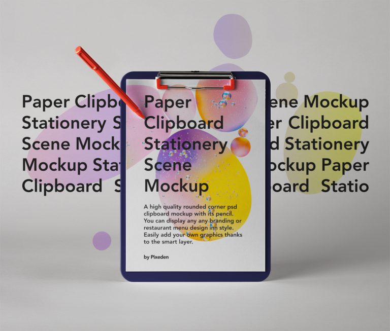 Download Paper Clipboard Psd Mockup - Best Free Mockups