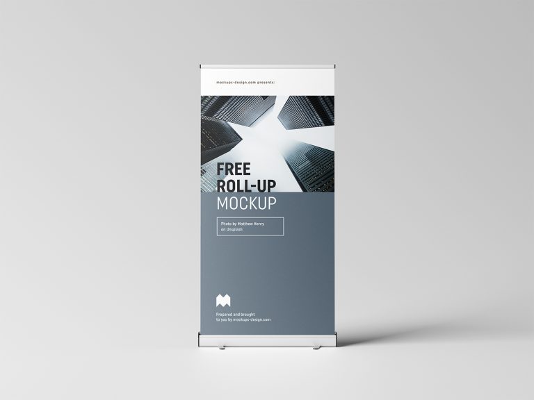 Download Free Roll-Up PSD Mockup - Best Free Mockups