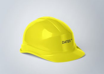 Construction Helmet Free Mockup