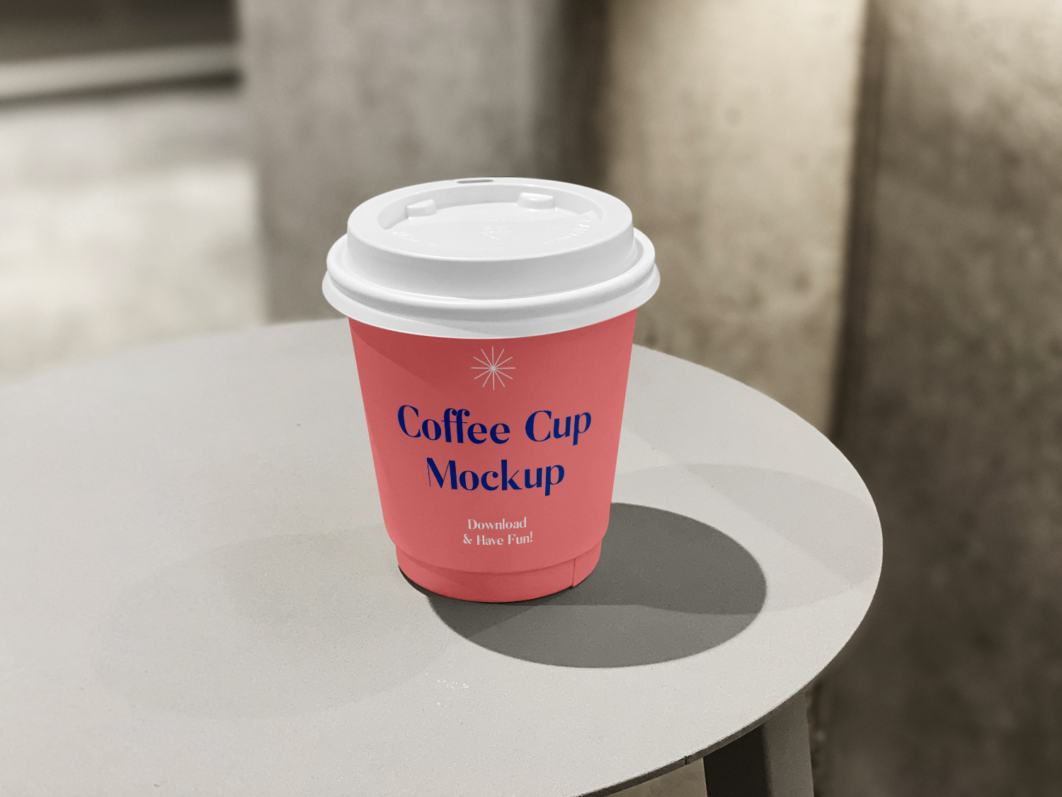 Coffee Cup With Sleeve Mockup - Free Download Images High Quality