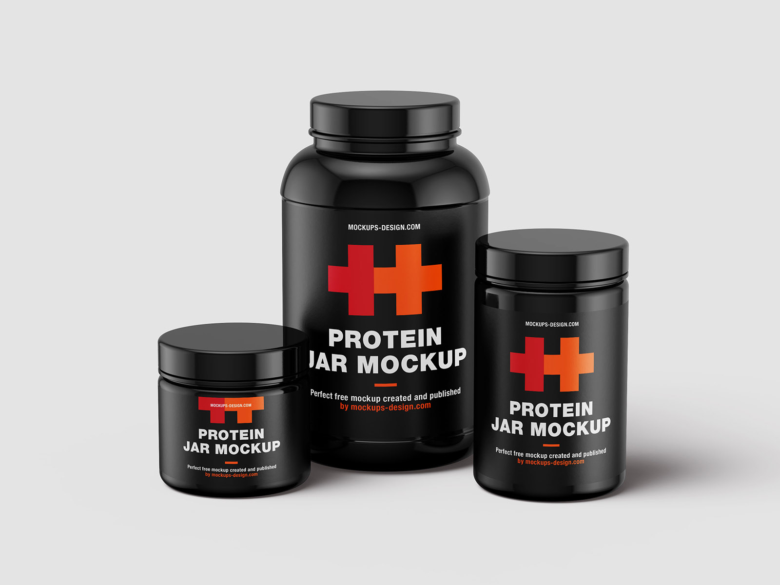 Protein Powder Container Mockup - Mockup World