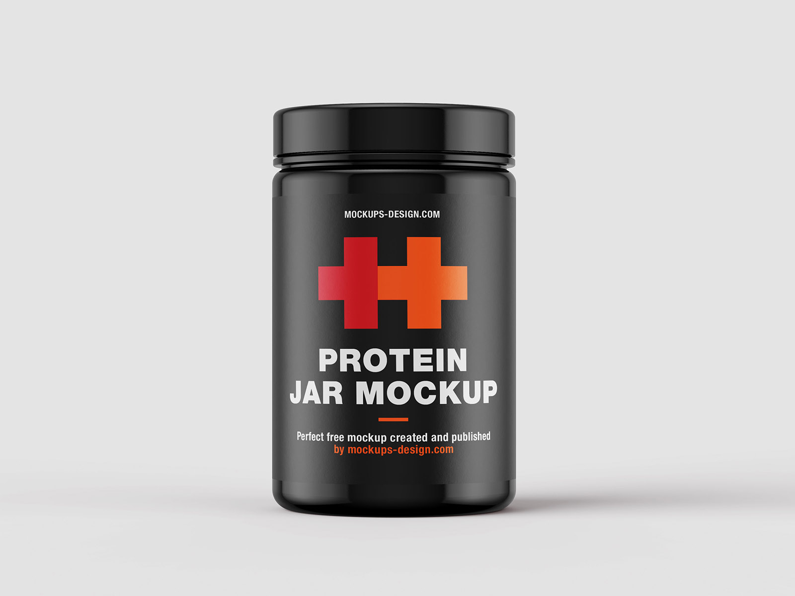 Protein Powder Container Mockup - Mockup World
