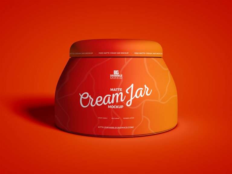 Free Matte Cream Jar Mockup — Free Mockup World