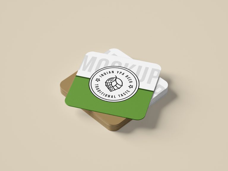 Free Coaster Mockup — Free Mockup World