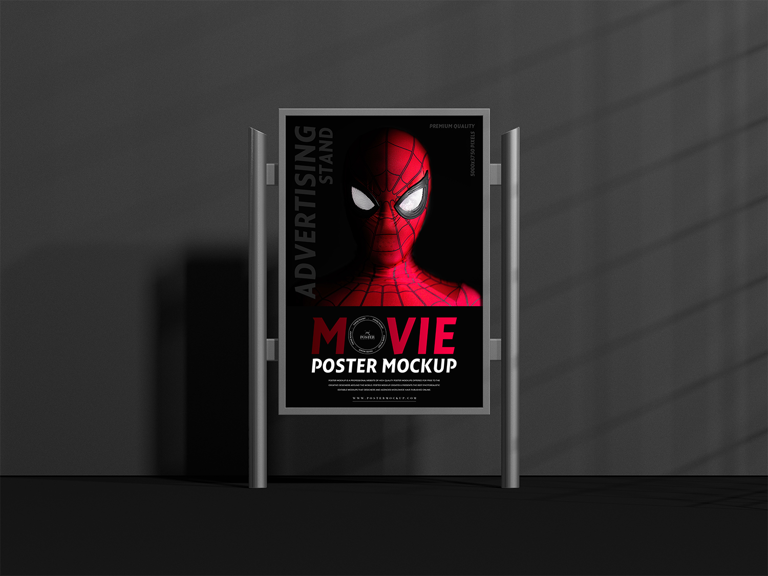 Personalize for free this Cool Superhero Movie Poster template