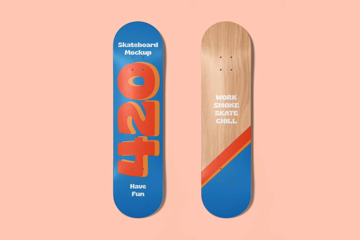 Skateboard Free Mockup Free Mockup World