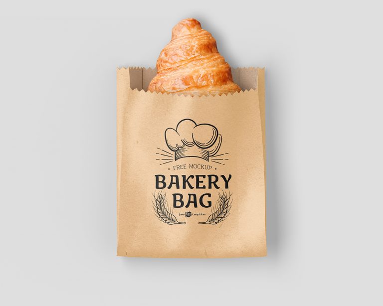 Bakery Bag Free Mockup - Free Mockup World