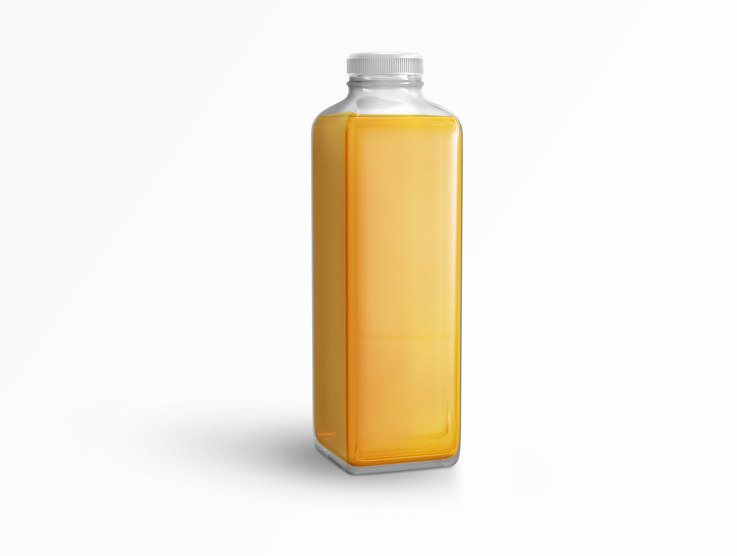 Free Glass Bottle Juice Mockup (PSD)