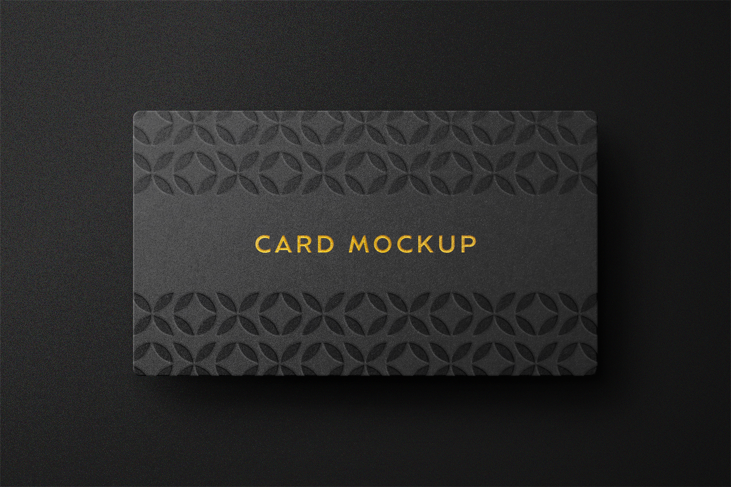 Deluxe Card Logo Free Mockup