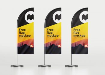 Feather Flag Free Mockups