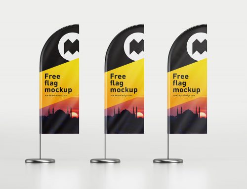 Feather Flag Free Mockups