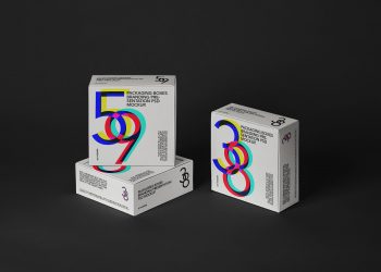 Product Boxes Packaging Mockup