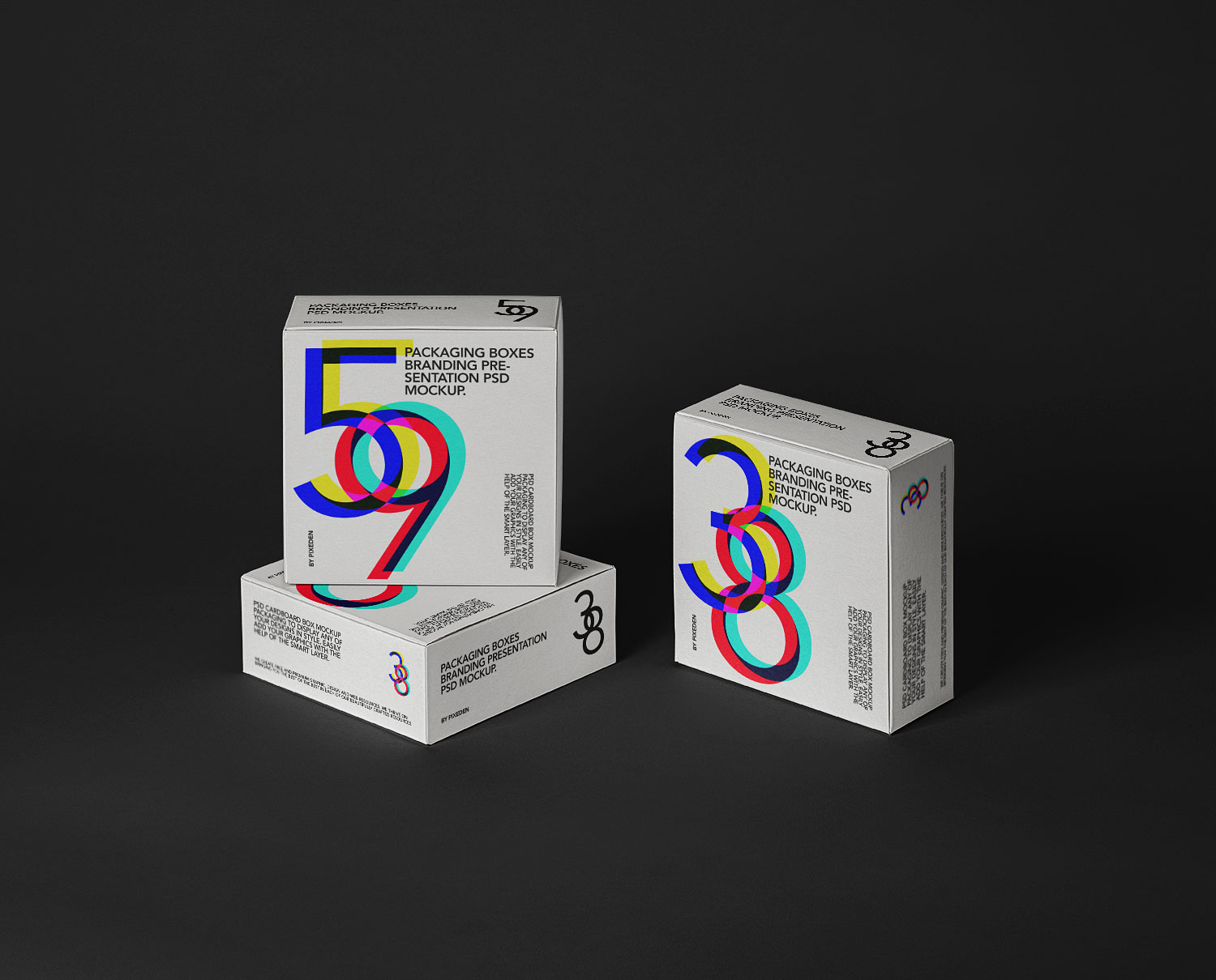 Product Boxes Packaging Mockup